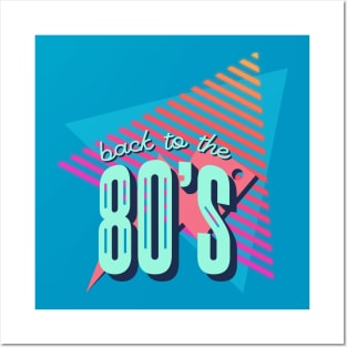 80's Retro Fashion T-Shirt - Bold Back To The 80's Print, Iconic Party Wear, Great for Retro-Themed Events & Gifts Posters and Art